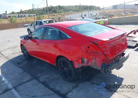 2021 Honda Civic Sport from USA, damaged, VIN 2HGFC2F82MH513943